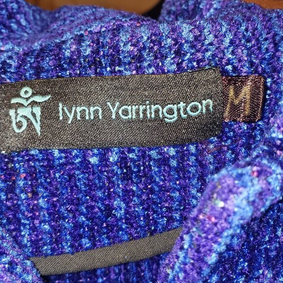 Women's Lynn Yarrington Blue & Green Textured Jacket -S/M - Picture 5 of 5